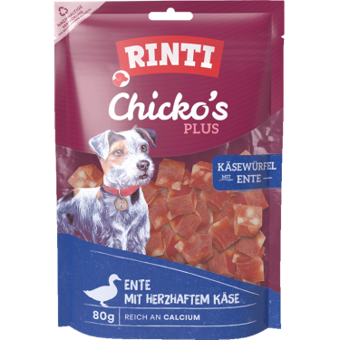 Rıntı Chıcko´s Plus Ördekli Peynir Küpleri Köpek Ödülü 80gr