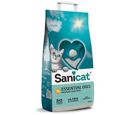Sanicat Essential Oils Yasemin Kokulu Kedi Kumu 10 Kg