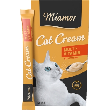 Mıamor Cream Multi Vitamin Kedi Ödülü 6x15 G