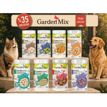 GARDEN MIX FREEZE DRİED KEDİ & KÖPEK ÖDÜLLERİ SET KAMPANYASI