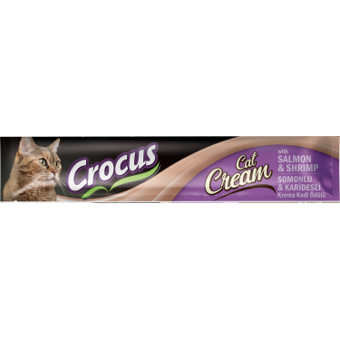 Crocus Kedi Kreması Somon & Karidesli Tekli 15gr