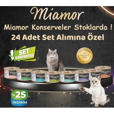 MİAMOR KONSERVE 24 ADET SET ALIMI