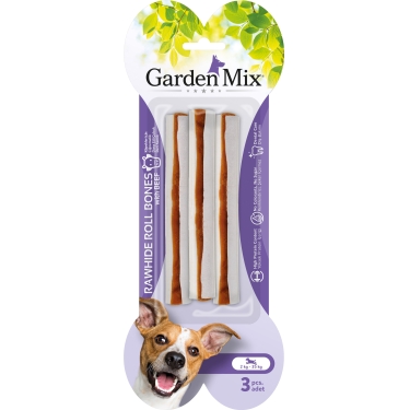 Garden Mıx Dana Etli Çubuk Kemik 3'lü 15 Cm