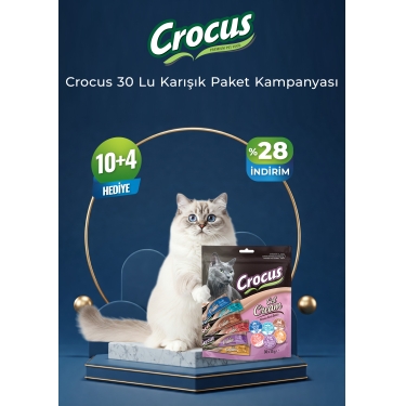 Crocus Multıpack 6 Çeşit Krema Kedi Ödülü 30x15gr