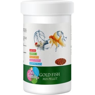 Pets Family Gold Fısh Mıx Pellet 100ml/40g