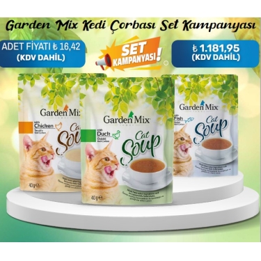 Garden Mix Kedi Çorbası Set Kampanyası