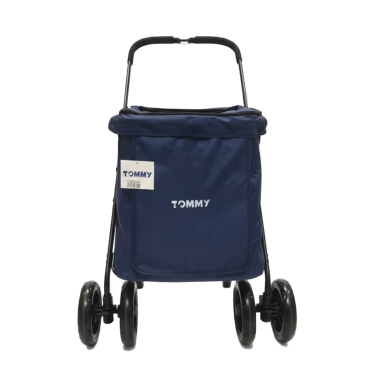 Tommy Evcil Hayvan Arabası Gri Lacivert 102*62*105 Max 40kg
